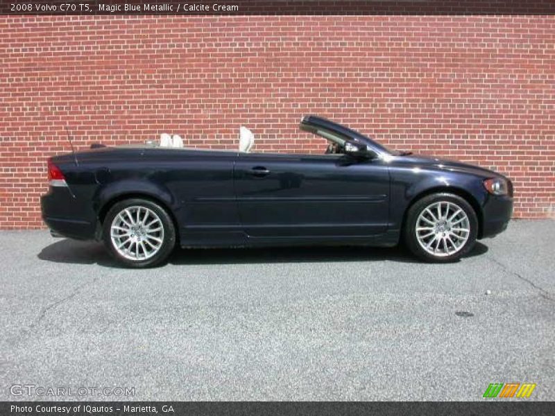 Magic Blue Metallic / Calcite Cream 2008 Volvo C70 T5