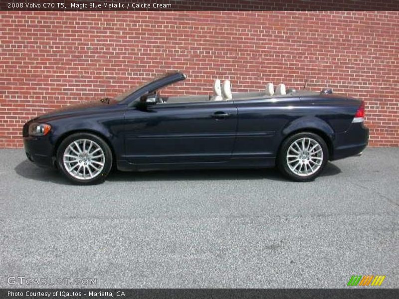 Magic Blue Metallic / Calcite Cream 2008 Volvo C70 T5