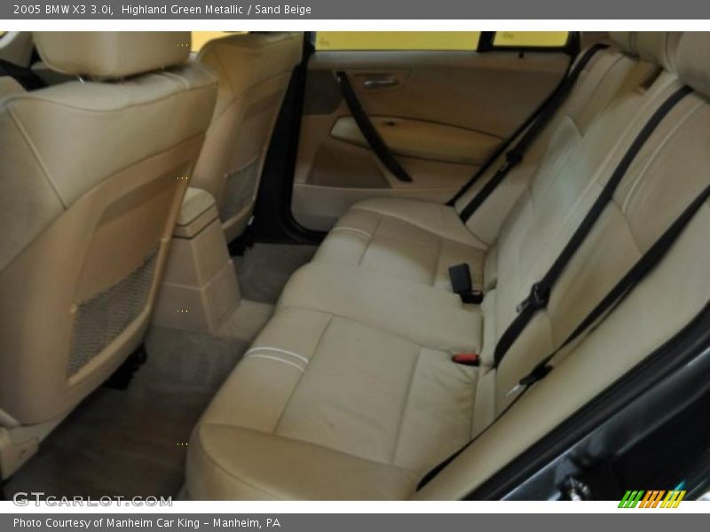 Highland Green Metallic / Sand Beige 2005 BMW X3 3.0i