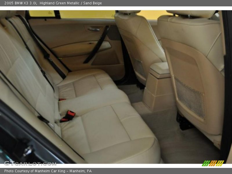 Highland Green Metallic / Sand Beige 2005 BMW X3 3.0i
