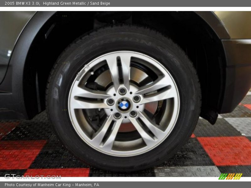 Highland Green Metallic / Sand Beige 2005 BMW X3 3.0i