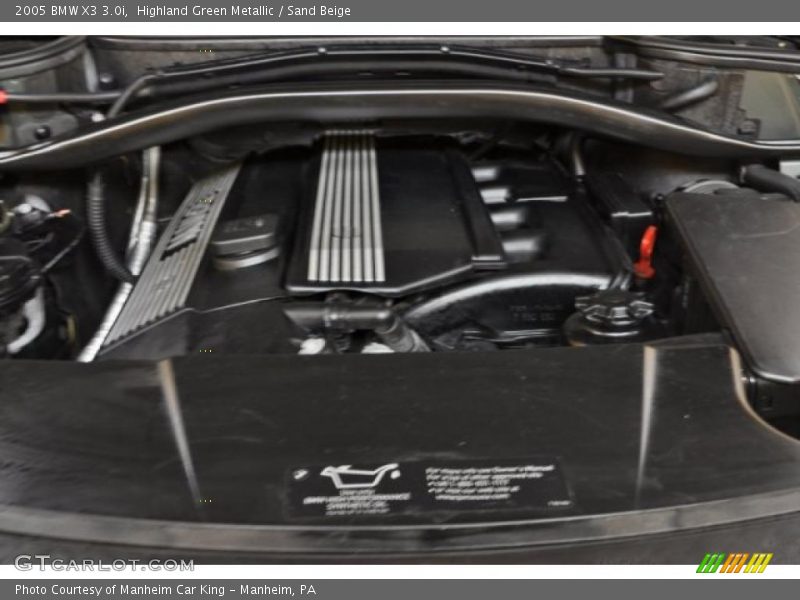 Highland Green Metallic / Sand Beige 2005 BMW X3 3.0i