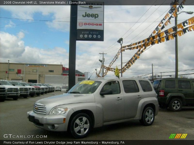 Silverstone Metallic / Ebony Black 2008 Chevrolet HHR LS