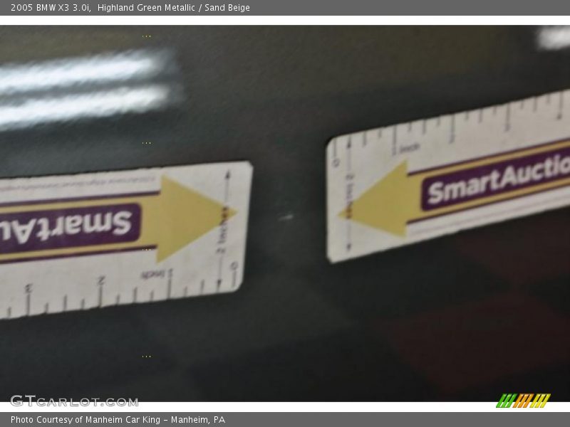 Highland Green Metallic / Sand Beige 2005 BMW X3 3.0i