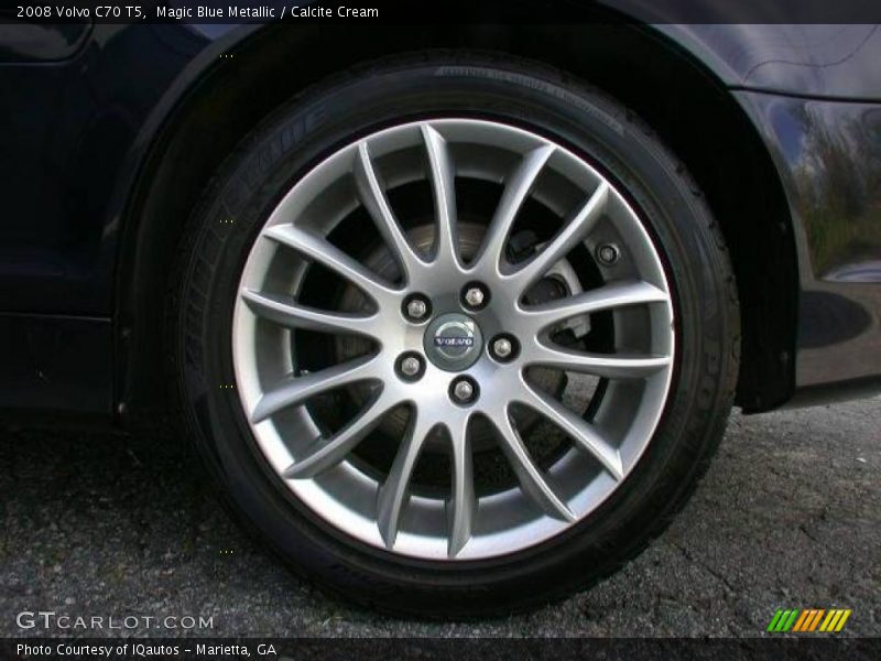 Magic Blue Metallic / Calcite Cream 2008 Volvo C70 T5
