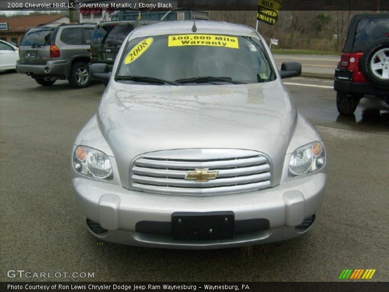 Silverstone Metallic / Ebony Black 2008 Chevrolet HHR LS