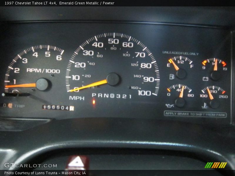  1997 Tahoe LT 4x4 LT 4x4 Gauges