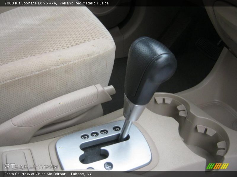  2008 Sportage LX V6 4x4 4 Speed Automatic Shifter