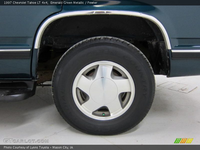 Emerald Green Metallic / Pewter 1997 Chevrolet Tahoe LT 4x4