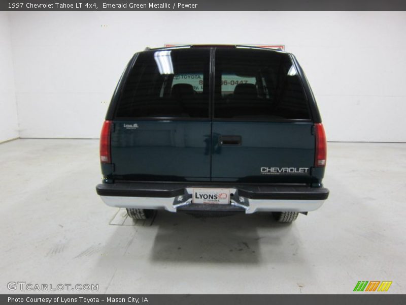 Emerald Green Metallic / Pewter 1997 Chevrolet Tahoe LT 4x4