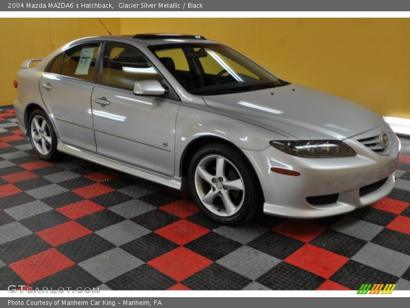 Glacier Silver Metallic / Black 2004 Mazda MAZDA6 s Hatchback