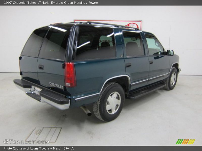 Emerald Green Metallic / Pewter 1997 Chevrolet Tahoe LT 4x4