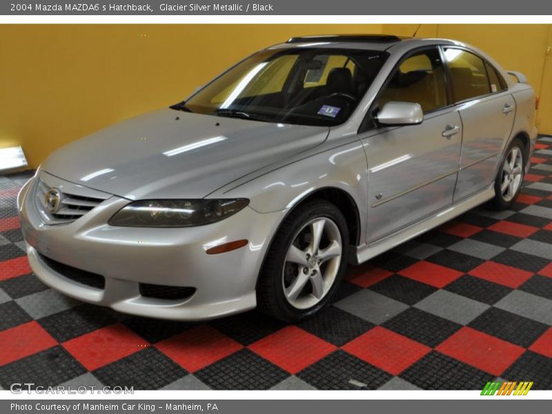 Glacier Silver Metallic / Black 2004 Mazda MAZDA6 s Hatchback