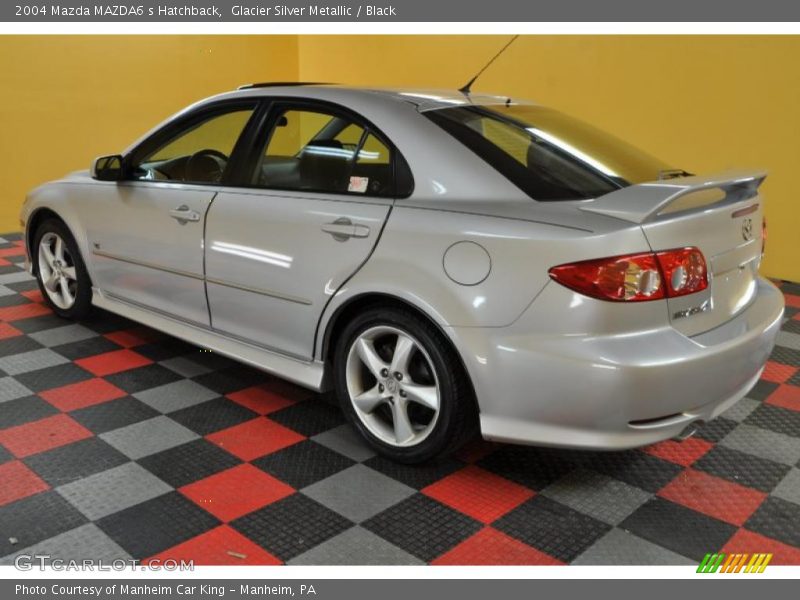 Glacier Silver Metallic / Black 2004 Mazda MAZDA6 s Hatchback