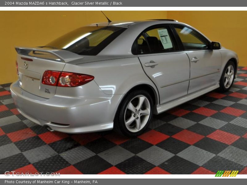 Glacier Silver Metallic / Black 2004 Mazda MAZDA6 s Hatchback