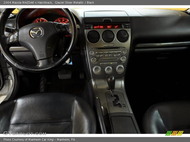 Glacier Silver Metallic / Black 2004 Mazda MAZDA6 s Hatchback