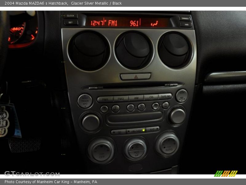Glacier Silver Metallic / Black 2004 Mazda MAZDA6 s Hatchback