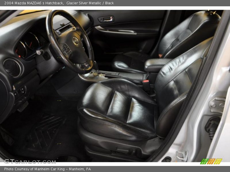 Glacier Silver Metallic / Black 2004 Mazda MAZDA6 s Hatchback