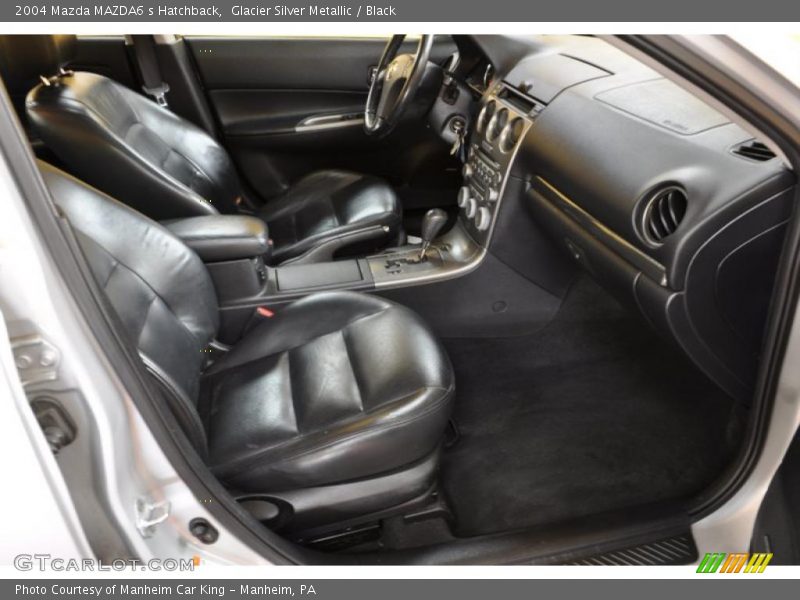 Glacier Silver Metallic / Black 2004 Mazda MAZDA6 s Hatchback