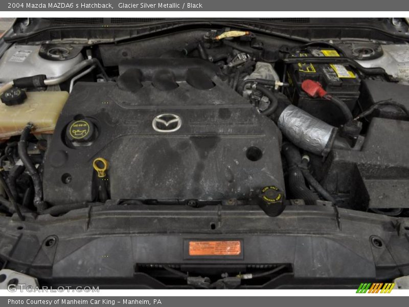 Glacier Silver Metallic / Black 2004 Mazda MAZDA6 s Hatchback