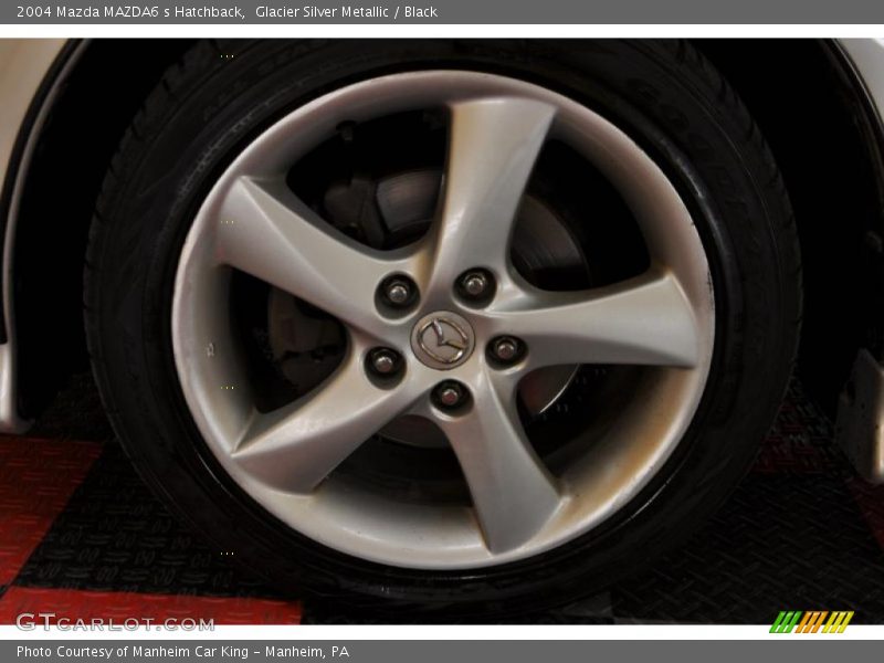 Glacier Silver Metallic / Black 2004 Mazda MAZDA6 s Hatchback