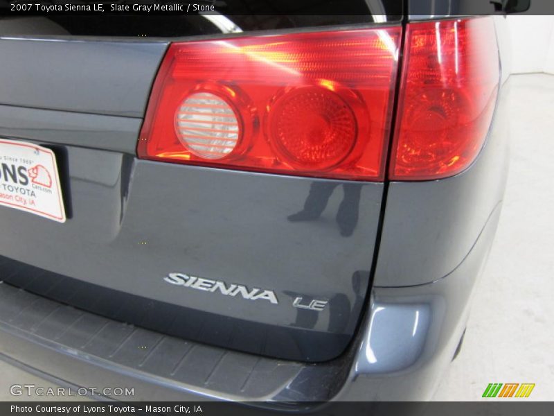 Slate Gray Metallic / Stone 2007 Toyota Sienna LE