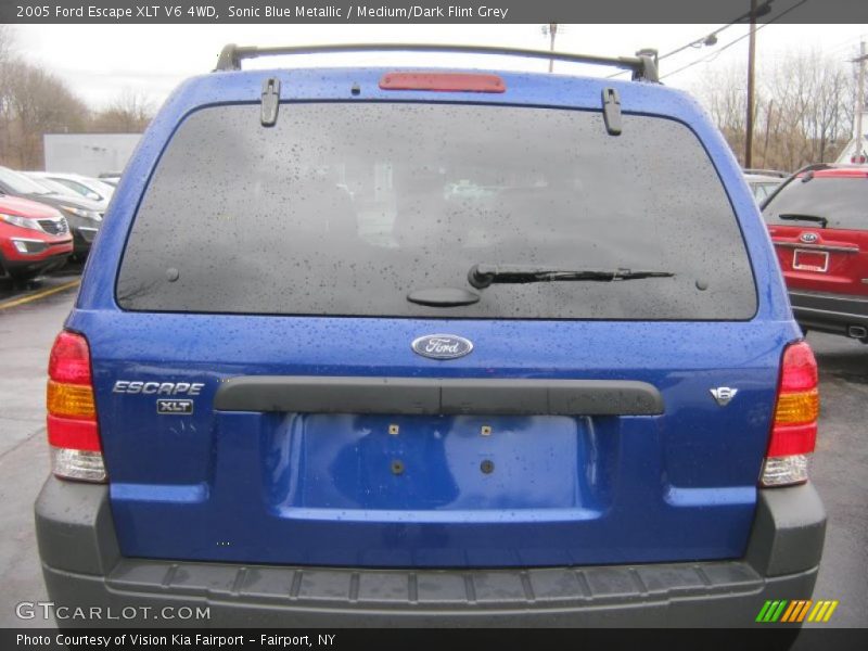 Sonic Blue Metallic / Medium/Dark Flint Grey 2005 Ford Escape XLT V6 4WD