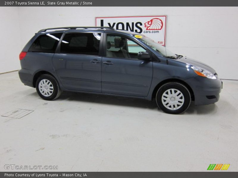 Slate Gray Metallic / Stone 2007 Toyota Sienna LE