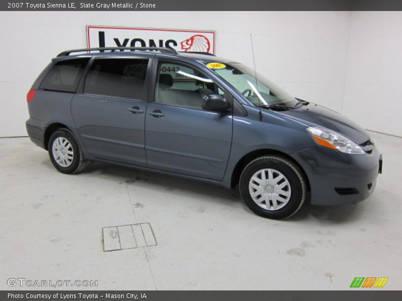 Slate Gray Metallic / Stone 2007 Toyota Sienna LE