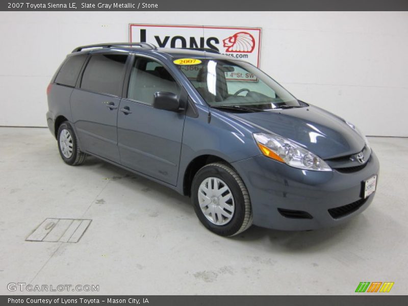 Slate Gray Metallic / Stone 2007 Toyota Sienna LE