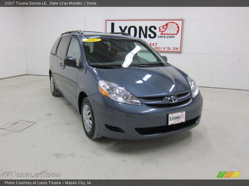 Slate Gray Metallic / Stone 2007 Toyota Sienna LE