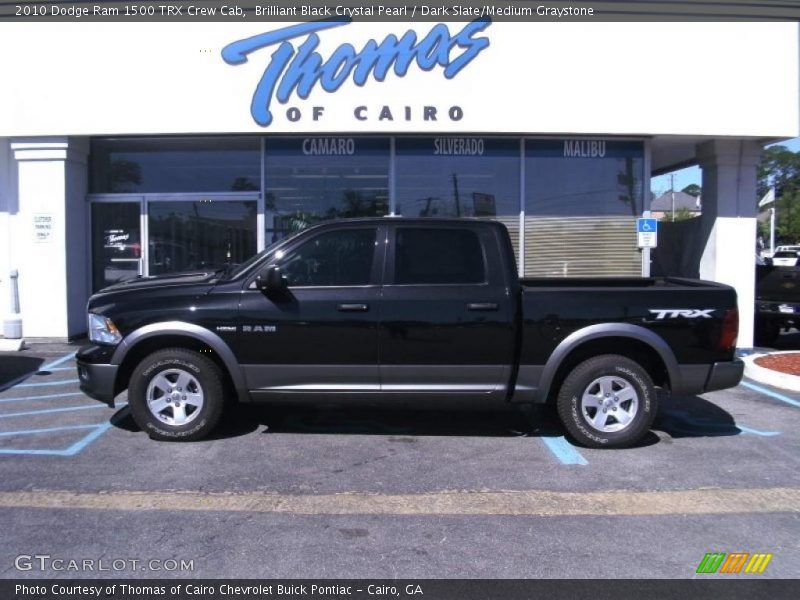 Brilliant Black Crystal Pearl / Dark Slate/Medium Graystone 2010 Dodge Ram 1500 TRX Crew Cab