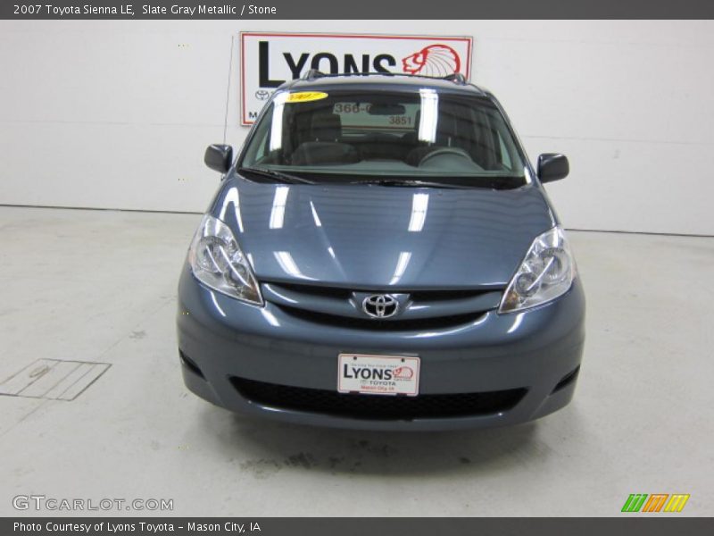 Slate Gray Metallic / Stone 2007 Toyota Sienna LE