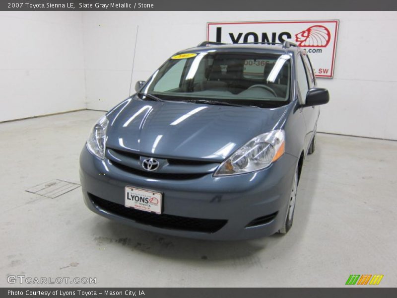 Slate Gray Metallic / Stone 2007 Toyota Sienna LE