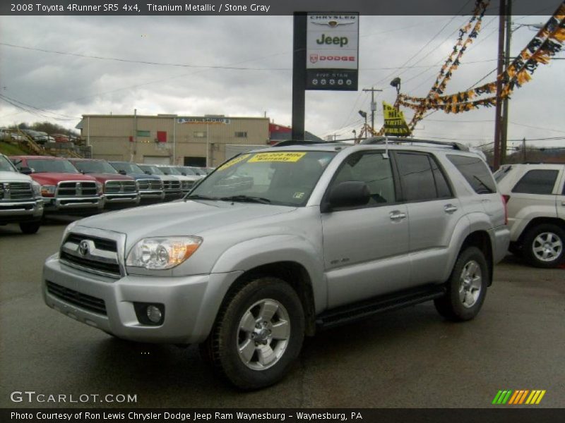 Titanium Metallic / Stone Gray 2008 Toyota 4Runner SR5 4x4