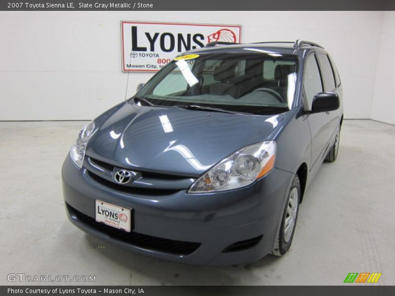 Slate Gray Metallic / Stone 2007 Toyota Sienna LE