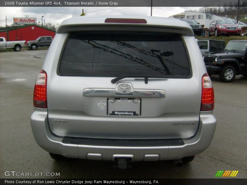Titanium Metallic / Stone Gray 2008 Toyota 4Runner SR5 4x4