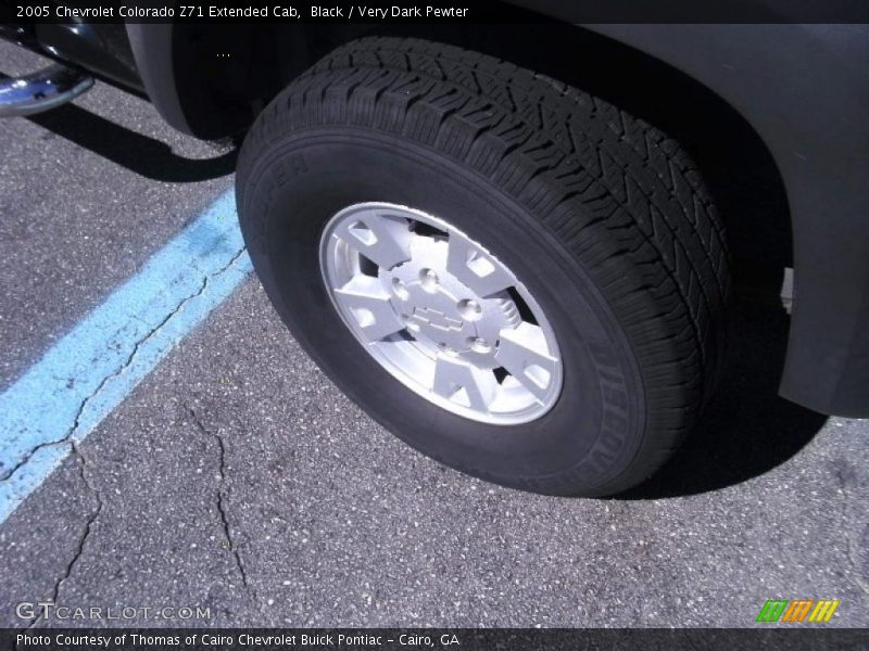 Black / Very Dark Pewter 2005 Chevrolet Colorado Z71 Extended Cab
