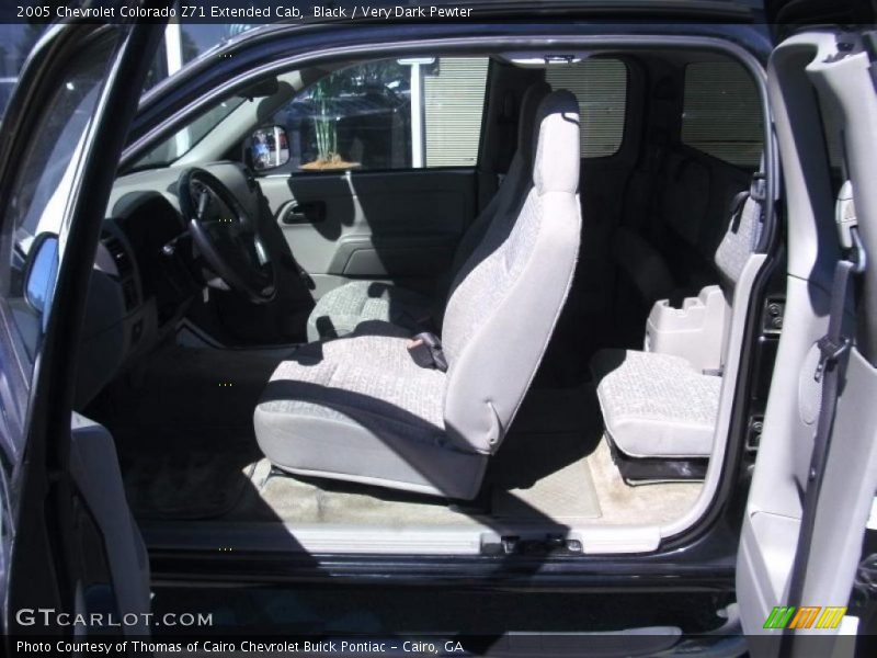 Black / Very Dark Pewter 2005 Chevrolet Colorado Z71 Extended Cab