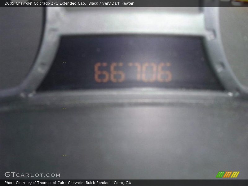 Black / Very Dark Pewter 2005 Chevrolet Colorado Z71 Extended Cab