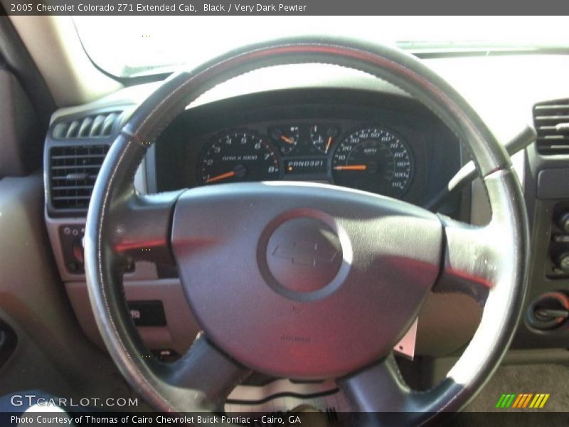 Black / Very Dark Pewter 2005 Chevrolet Colorado Z71 Extended Cab