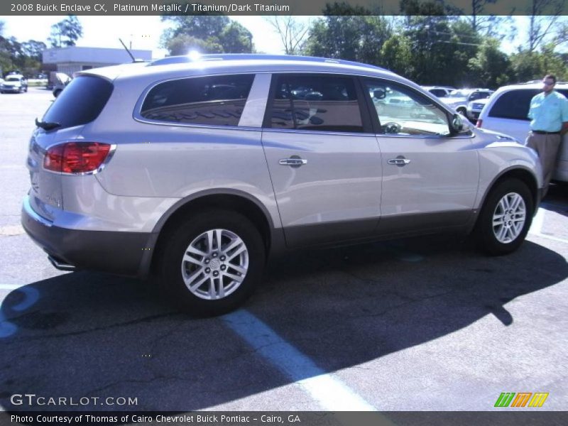 Platinum Metallic / Titanium/Dark Titanium 2008 Buick Enclave CX