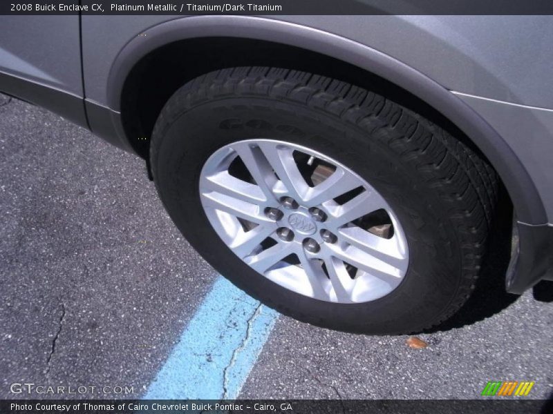 Platinum Metallic / Titanium/Dark Titanium 2008 Buick Enclave CX