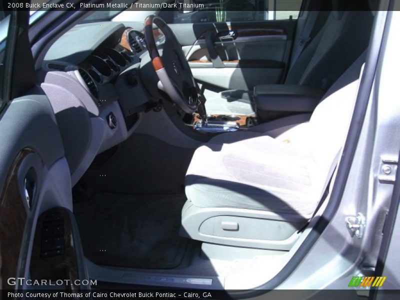Platinum Metallic / Titanium/Dark Titanium 2008 Buick Enclave CX