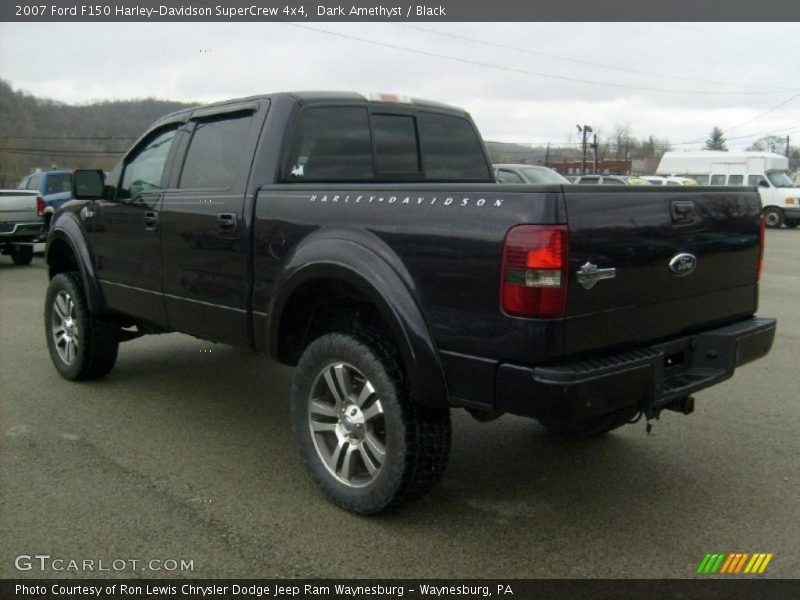 Dark Amethyst / Black 2007 Ford F150 Harley-Davidson SuperCrew 4x4
