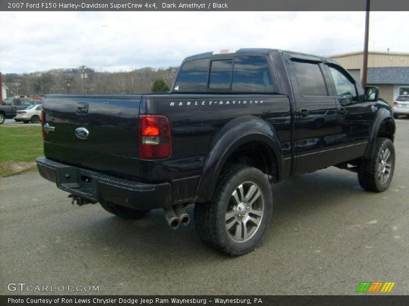 Dark Amethyst / Black 2007 Ford F150 Harley-Davidson SuperCrew 4x4