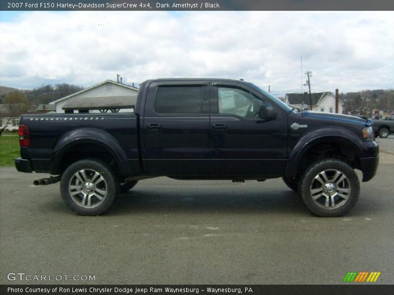 Dark Amethyst / Black 2007 Ford F150 Harley-Davidson SuperCrew 4x4