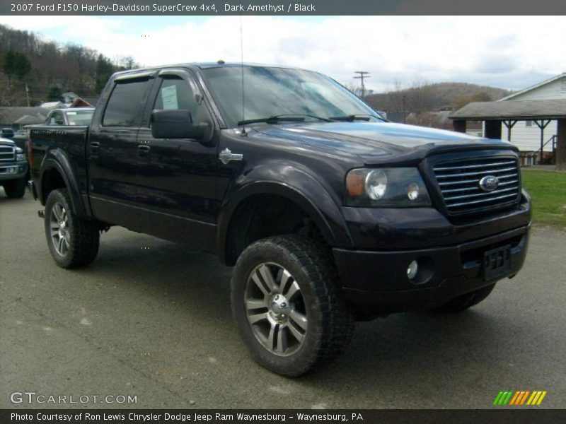 Dark Amethyst / Black 2007 Ford F150 Harley-Davidson SuperCrew 4x4