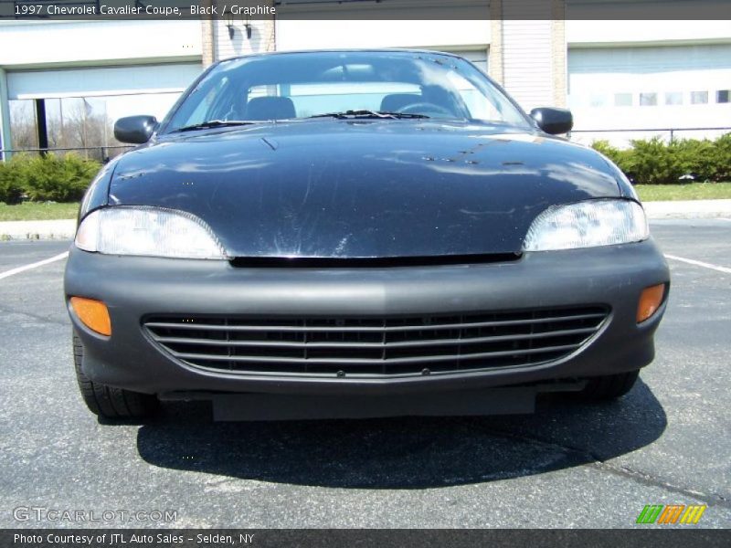 Black / Graphite 1997 Chevrolet Cavalier Coupe