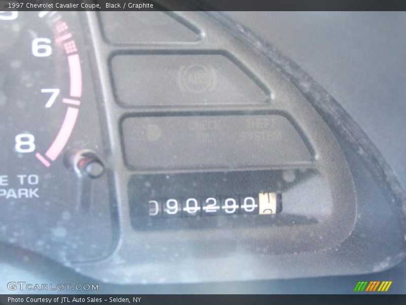 Black / Graphite 1997 Chevrolet Cavalier Coupe